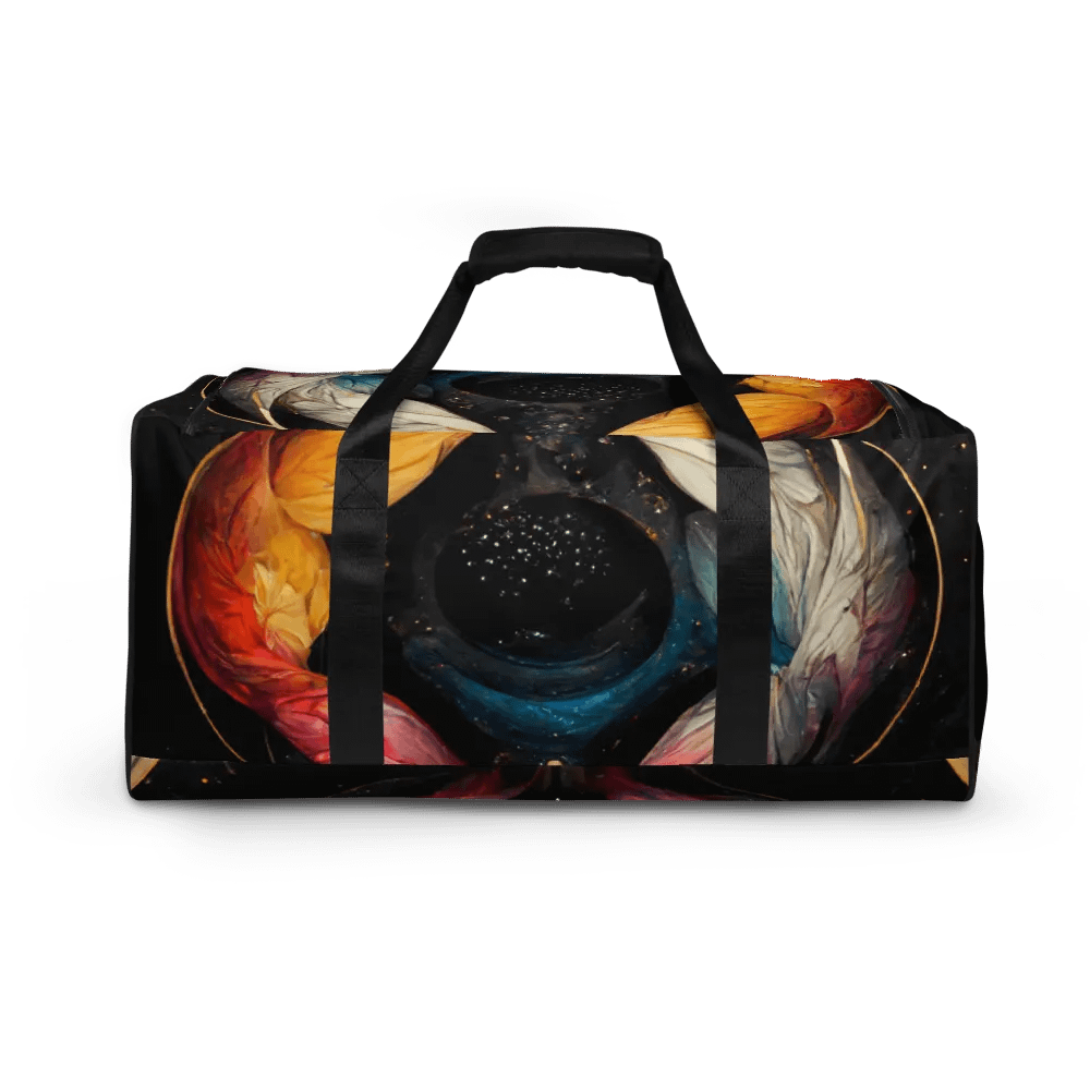 Cosmic Feathers All-Over Duffle Bag product image (4)