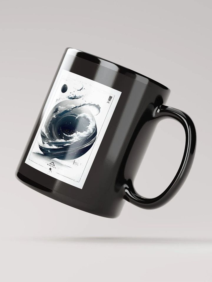 Geometric abstract art in Japanese style (front & back) product image (2)