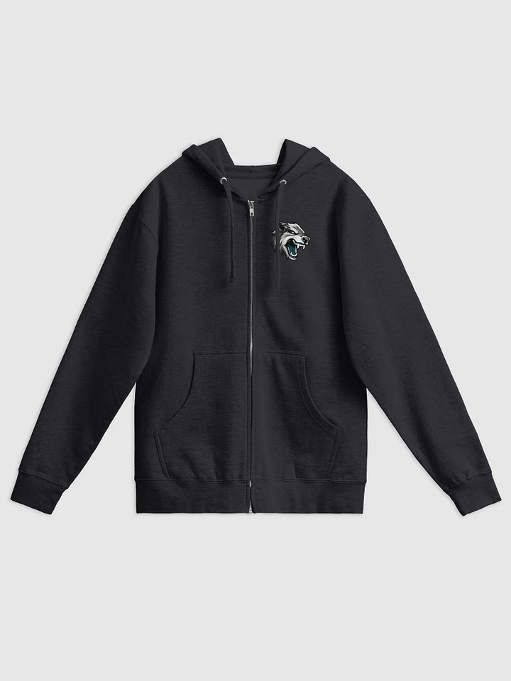 Silver Wolf Zip-Up Hoodie product image (2)