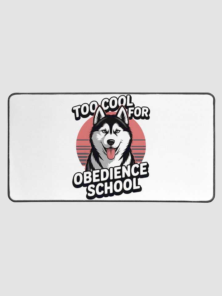 Sunset Cool Husky Desk Mat product image (1)
