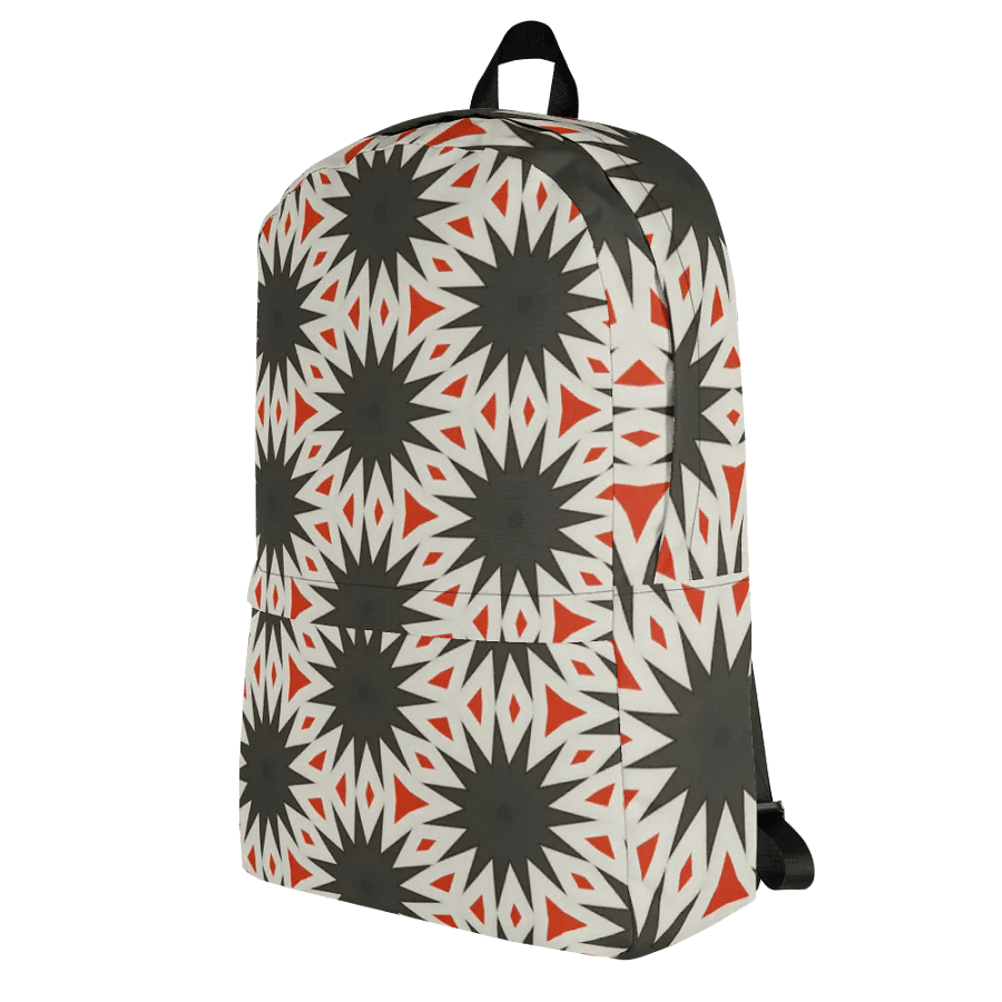 Star Pattern Orange White product image (7)