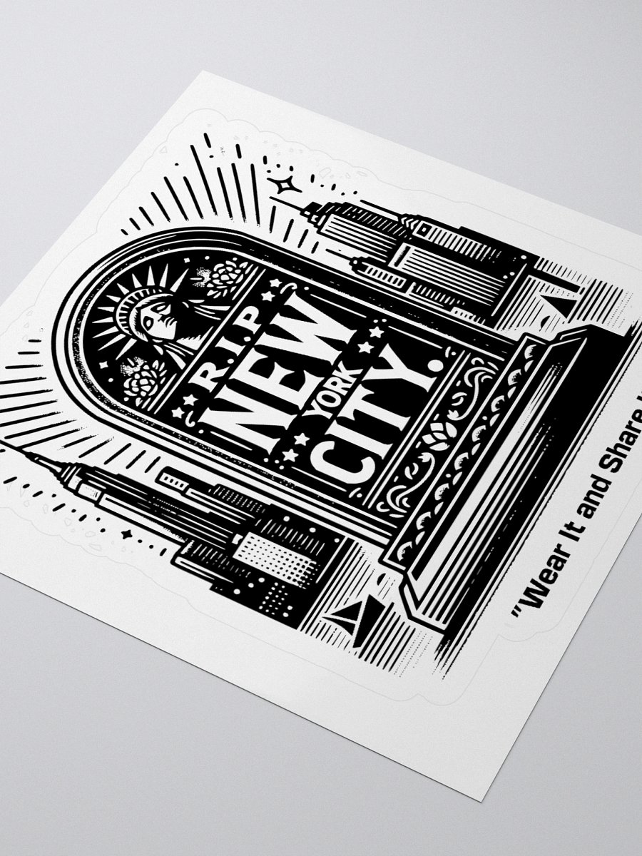 RIP NYC Stickers (B) product image (9)
