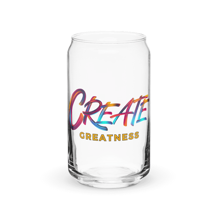 Create Greatness Energetic Beats Glass product image (1)