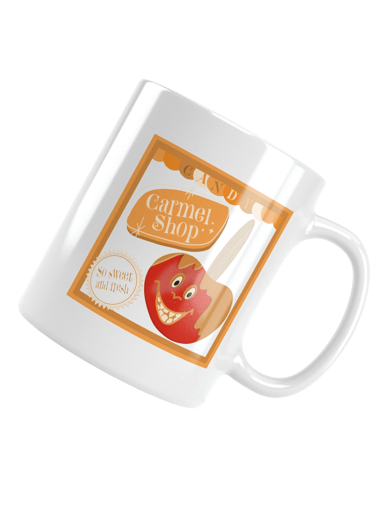 Retro Caramel Apple Candy Shop - Ceramic Mug product image (2)