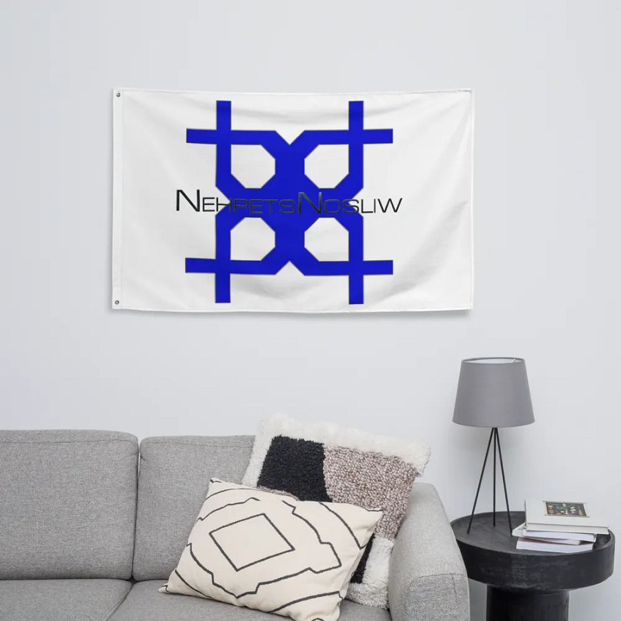 Nehpets Blue Logo Flag product image (8)