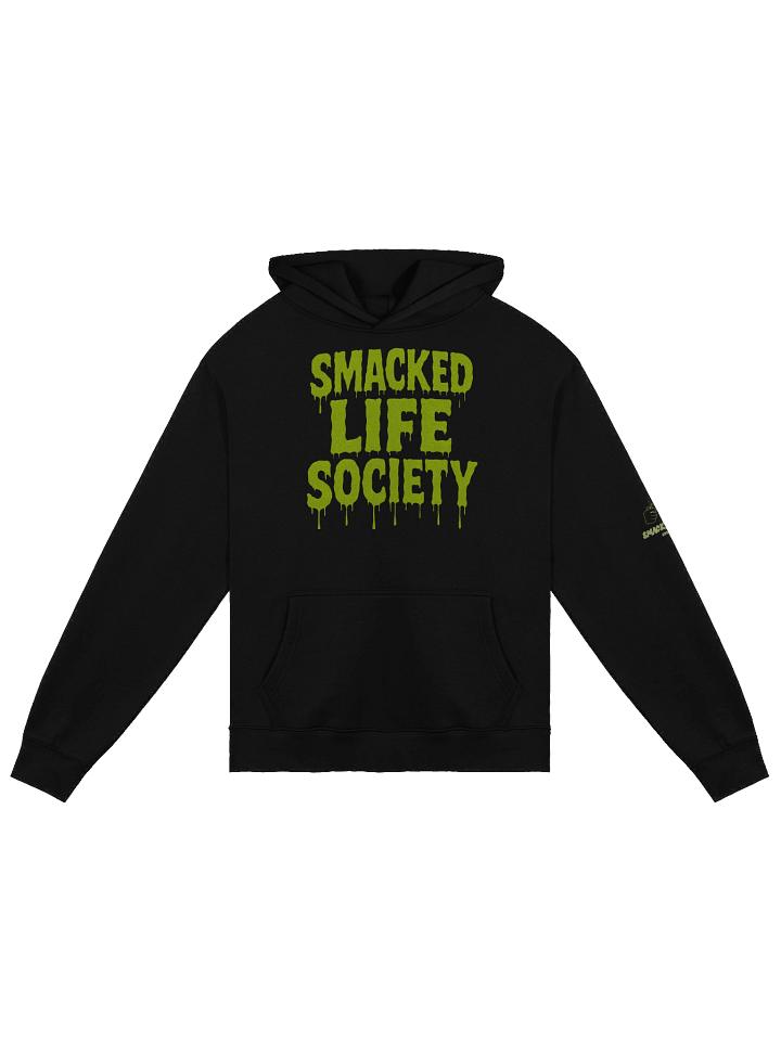 Smacked Streetwalker – Skeleton Smoke Session Oversized Hoodie product image (1)