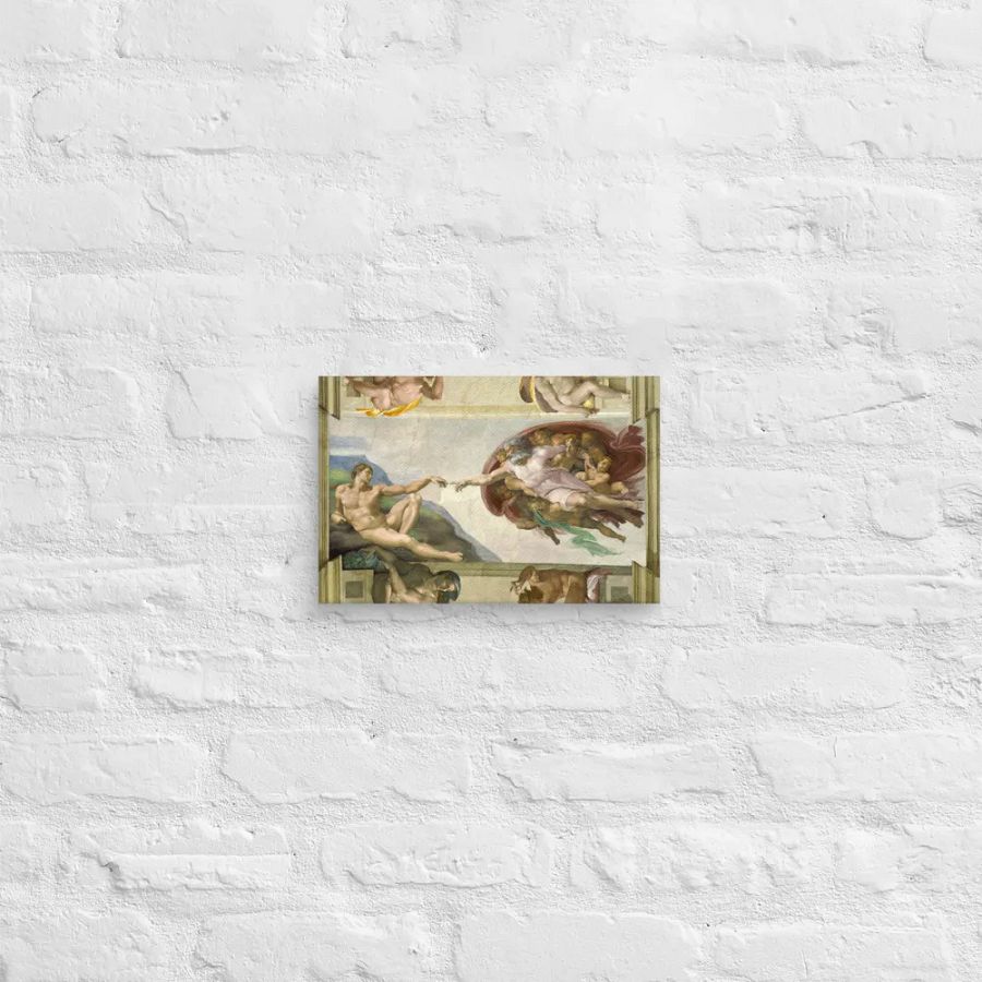 Michelangelo's 'The Creation of Adam' Sistine Chapel Canvas product image (2)