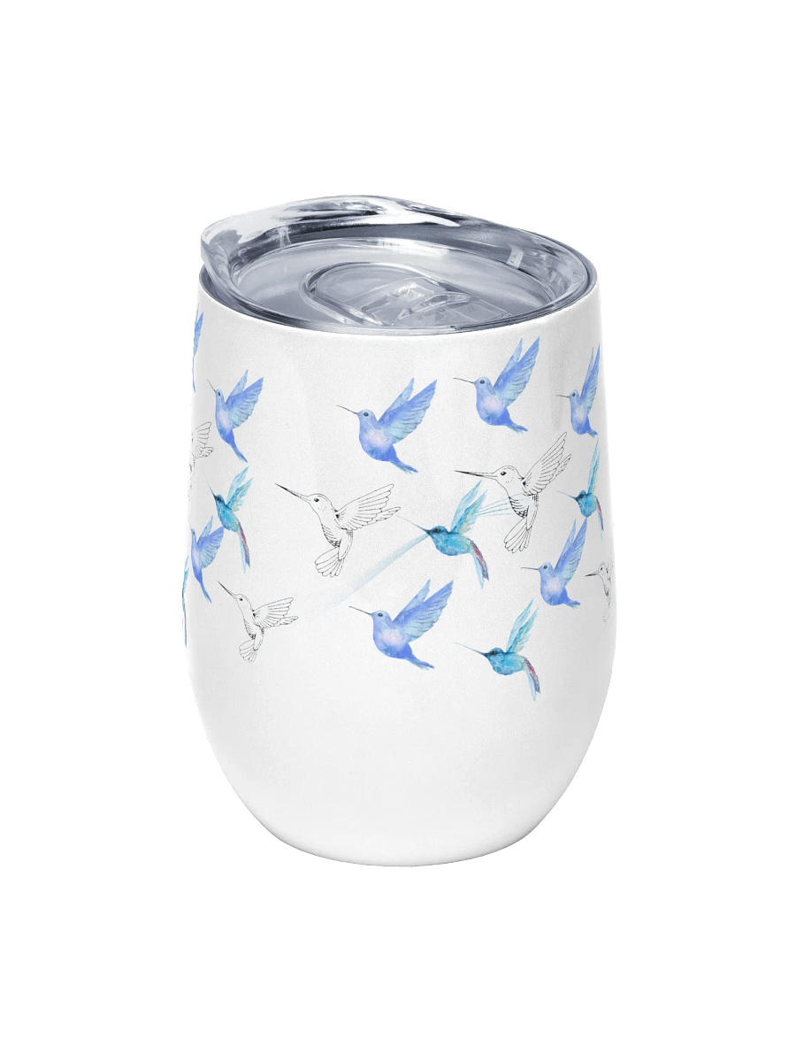 Hummingbird Wine Tumbler gift for hummingbird enthusiasts moms dads sons friends daughters colleagues product image (5)