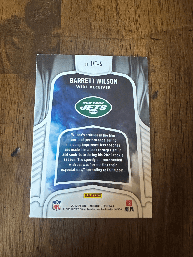 Absolute Football Rookie Garret Wilson product image (2)