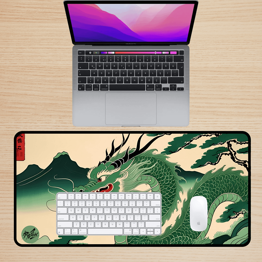Ryoshin - Forest Guardian (Mori no Shugosha), Ancient Ryū Collection, Desk Mat product image (4)