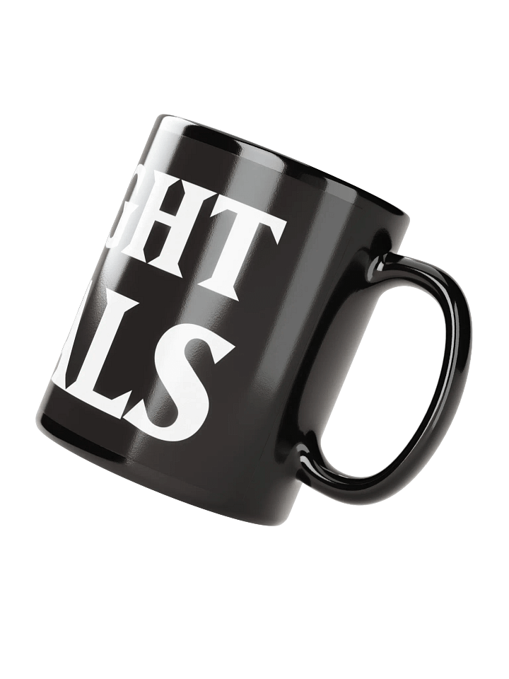 MIDNIGHT SIGNALS Black Glossy Mug product image (3)