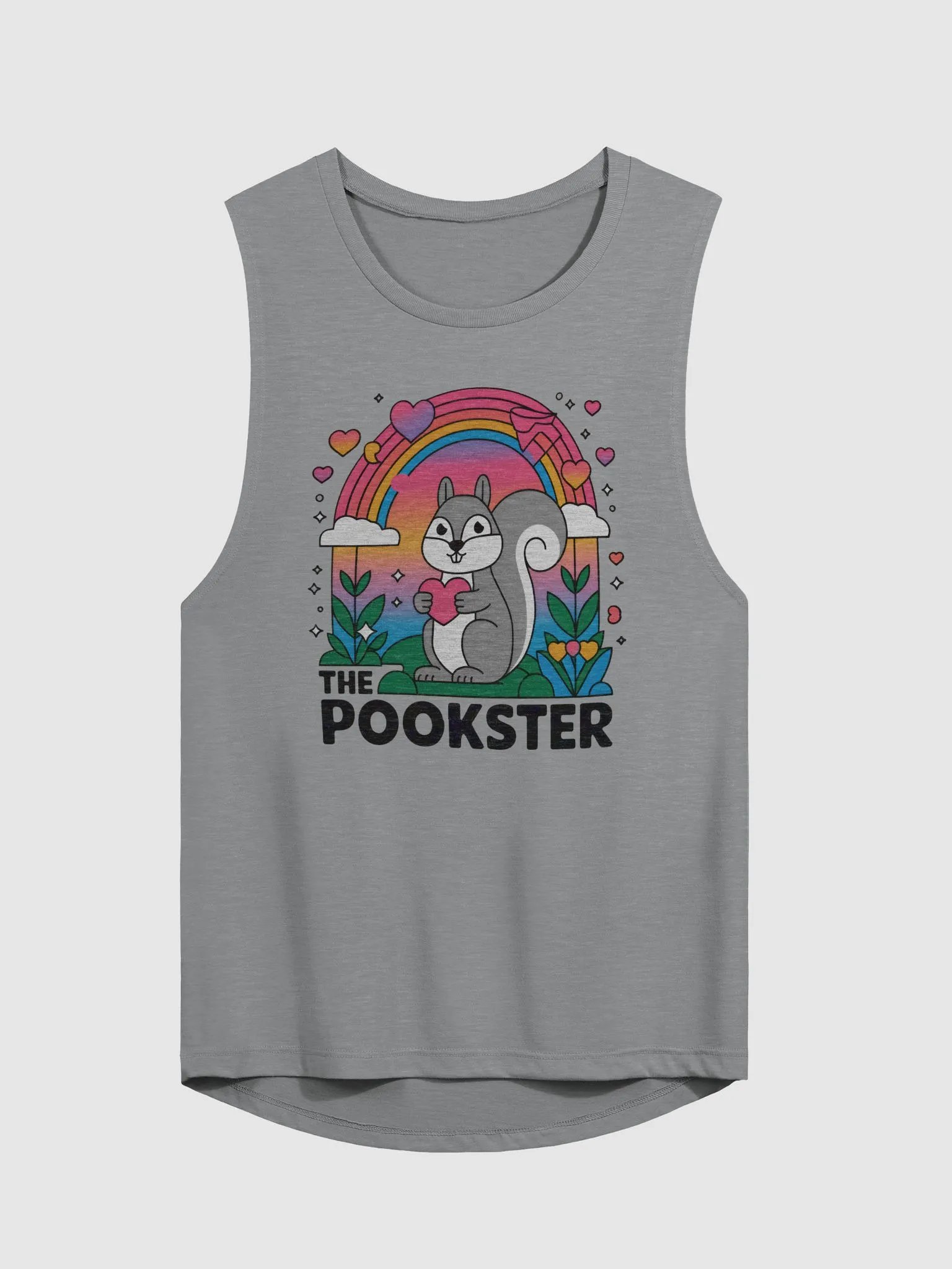 Pooky's Loveable Squirrel Flowy Tank product image (1)