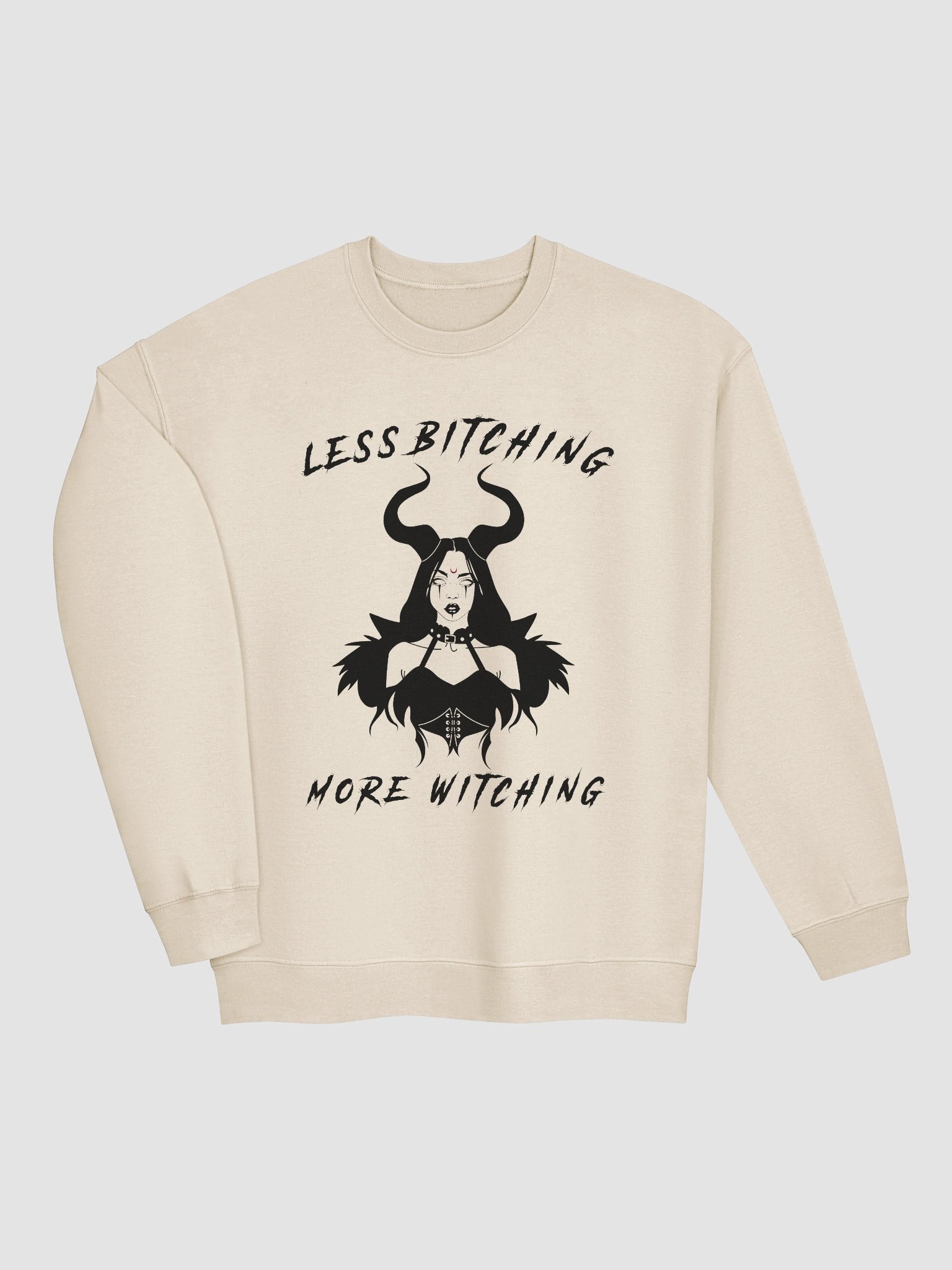 Less bitching more witching Crewneck product image (12)