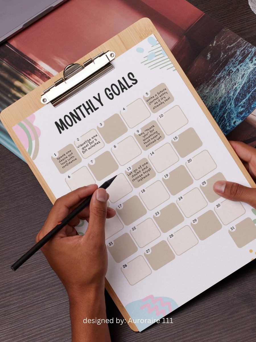 Manifestation Journal | Printable + Digital | 31 Days | Daily Alignment + Tracker + Planner product image (3)