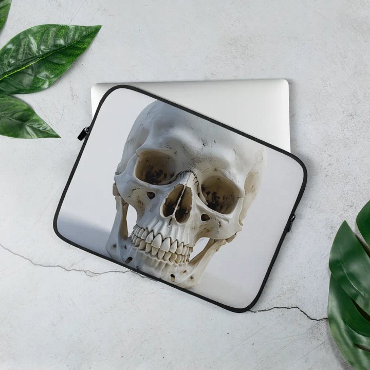Skull Elegance Laptop Sleeve product image (3)