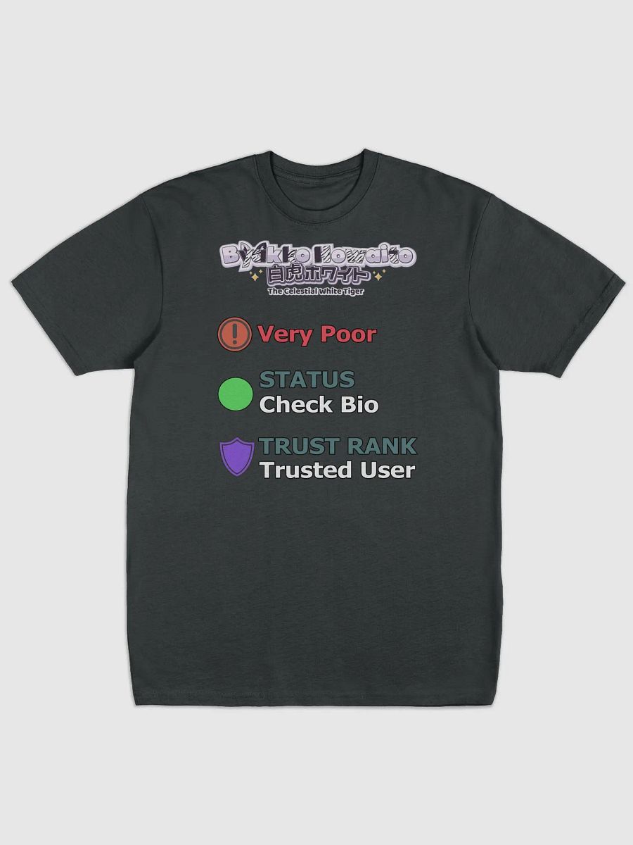 Premium Heavyweight Tee - Byakko VR Stats Edition product image (1)