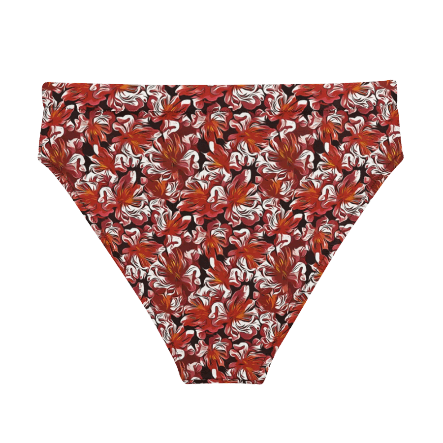 Fire Flower | Recycled High Waisted Bikini Bottom product image (6)
