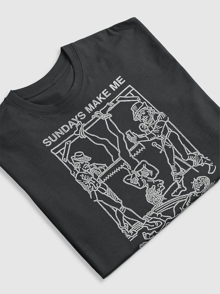 SUNDAY - BLACK Tshirt product image (2)