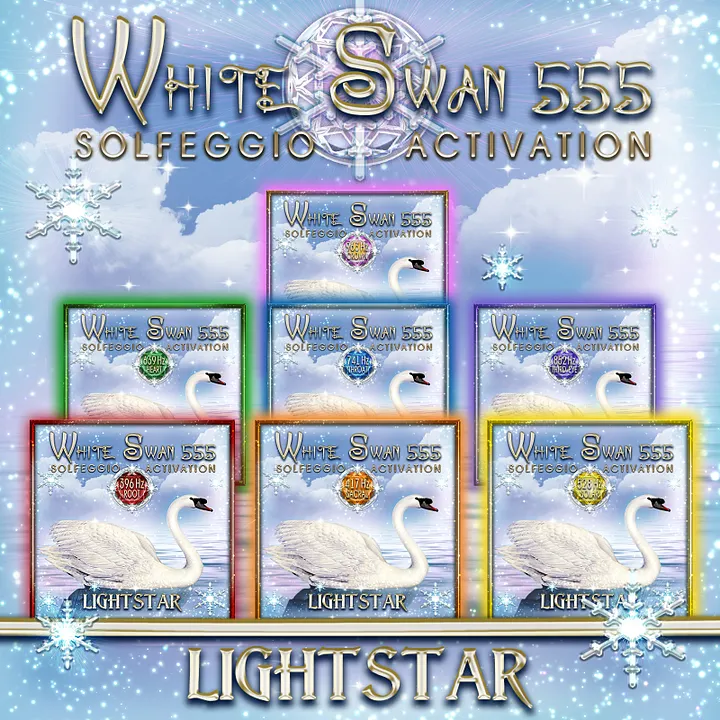 White Swan 555 Solfeggio Activation Music Bundle All 7 product image (1)
