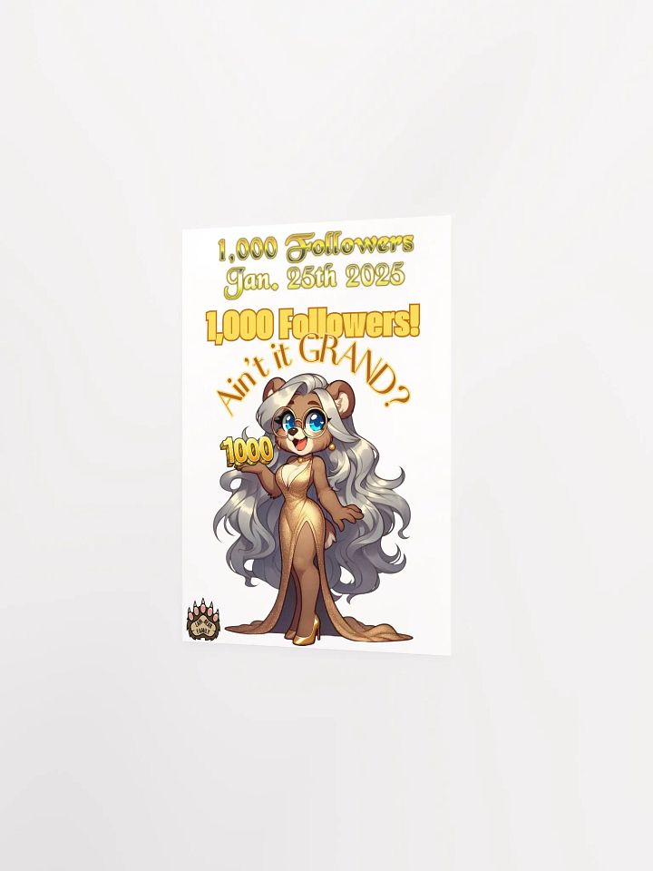 Limited Edition 1,000 Followers Celebration Poster product image (12)