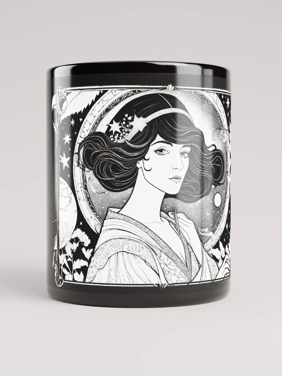 Cosmic Muse - Black Glossy Mug product image (10)