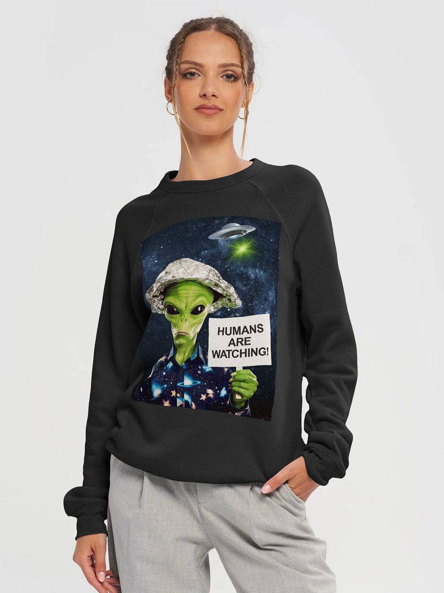 Alien Watcher Unisex Fleece Sweatshirt Bella+Canvas (Adult Unisex) product image (18)
