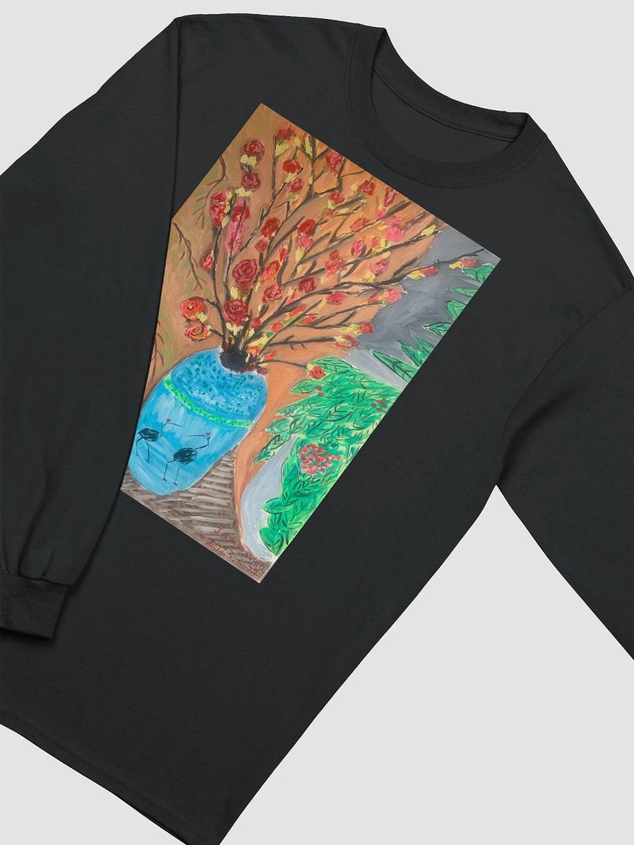 Gildan Ultra Cotton Long Sleeve T-Shirt: oil painting product image (25)