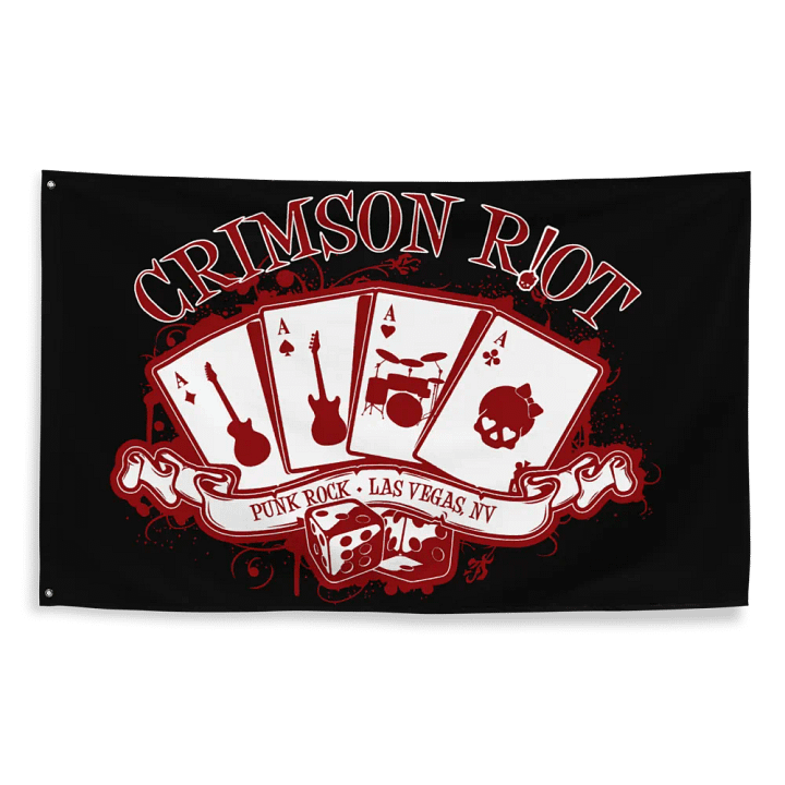 CRIMSON RIOT FLAG product image (2)