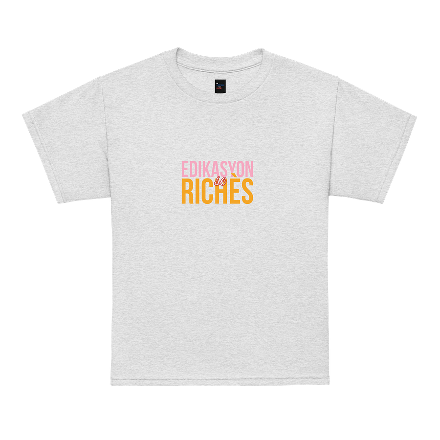 Edikasyon se Richès Youth Sport T-Shirt – Train Smart. Lead Bold. product image (7)