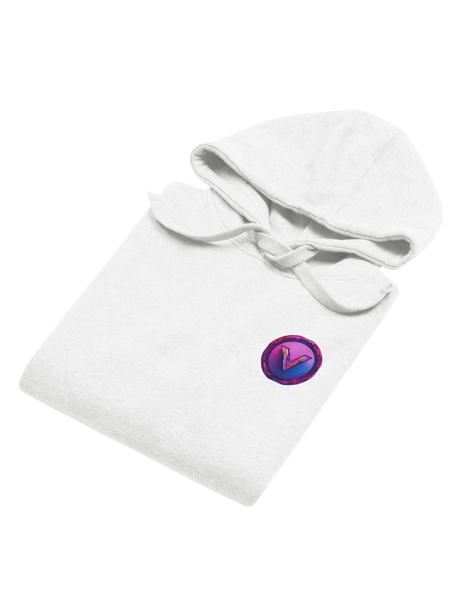 White Simplistic V Hoodie product image (6)