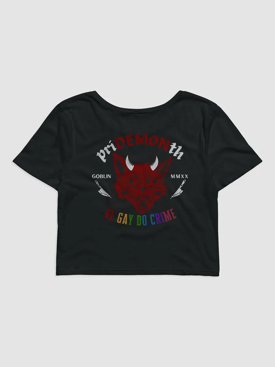 priDEMONth Crop Top {Dark} product image (6)