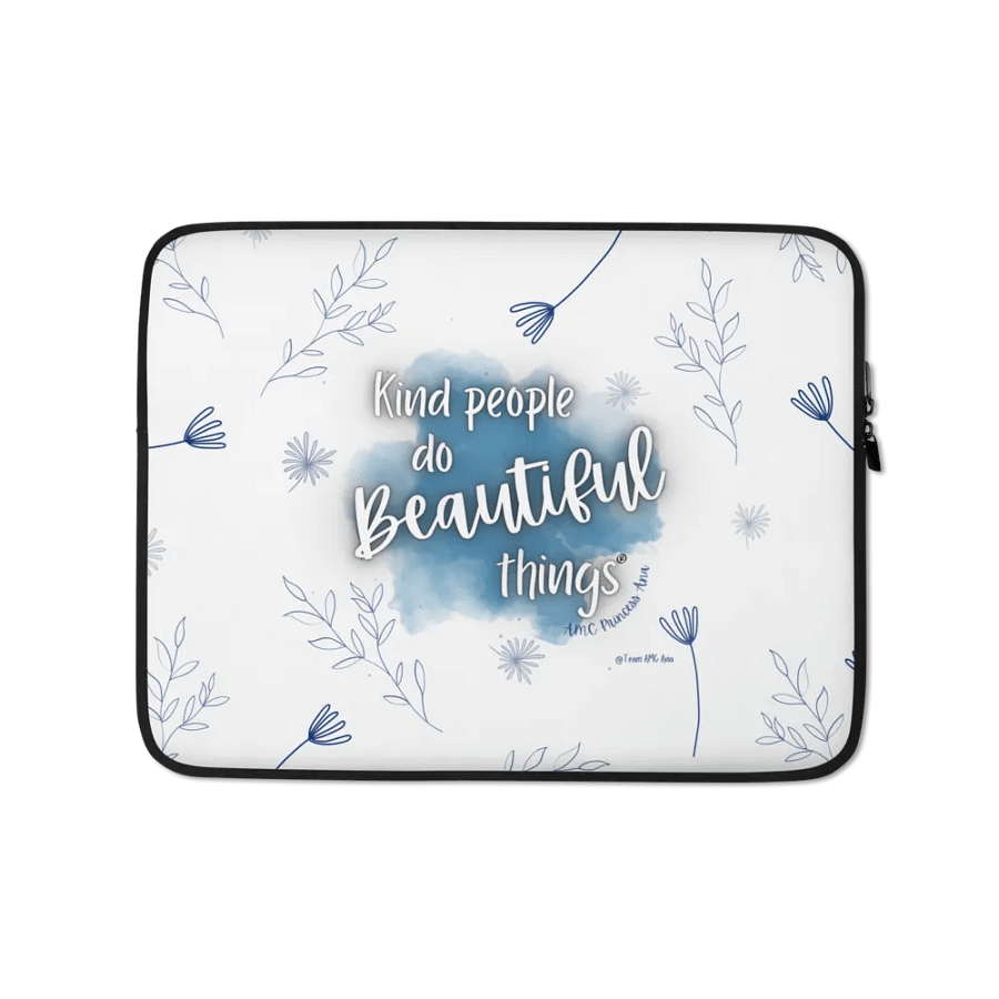 KPDBT - White/Blue Laptop Sleeve product image (1)