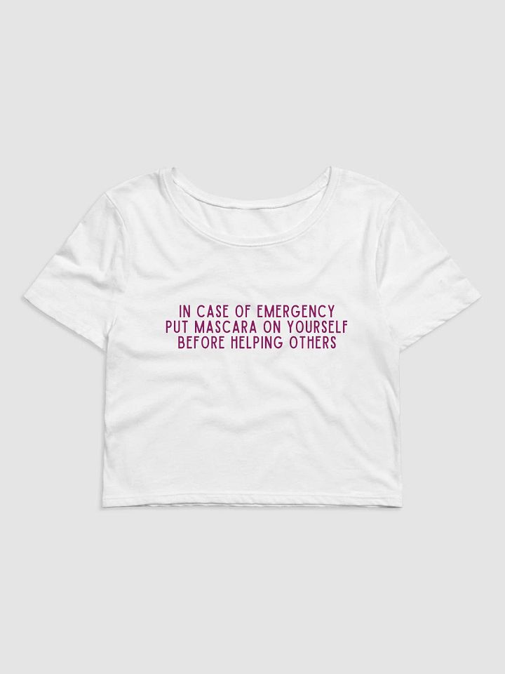 In Case Of Emergency Crop Tee product image (8)
