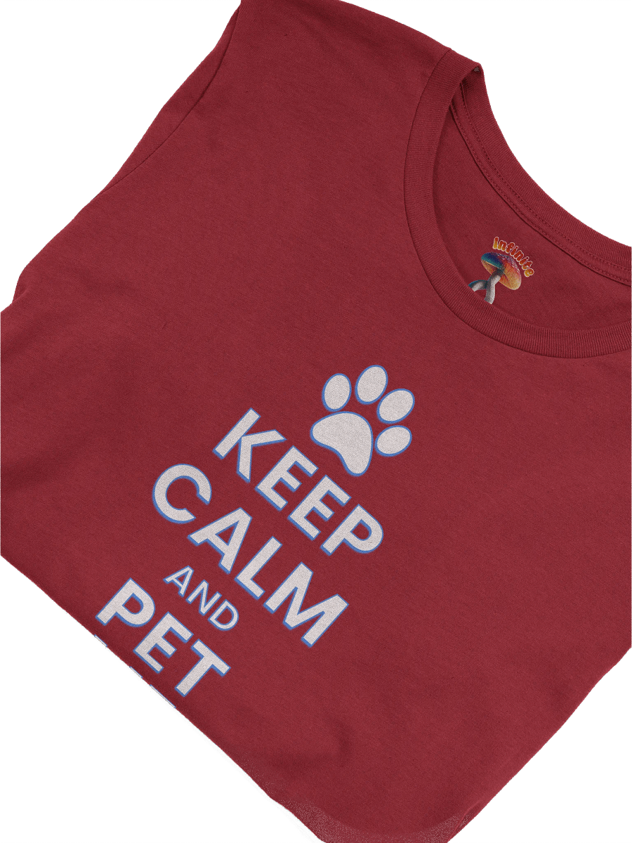 KEEP CALM AND PET ME T-SHIRT product image (5)