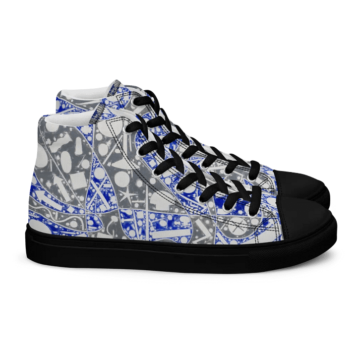 Cartoon Crankshaft Women's High Top Canvas Shoes product image (2)
