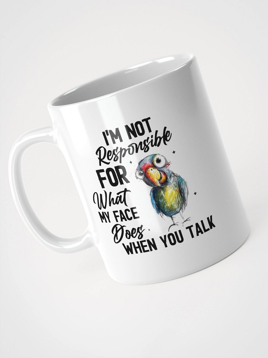 Parrot Not Responsible Glossy Mug product image (8)