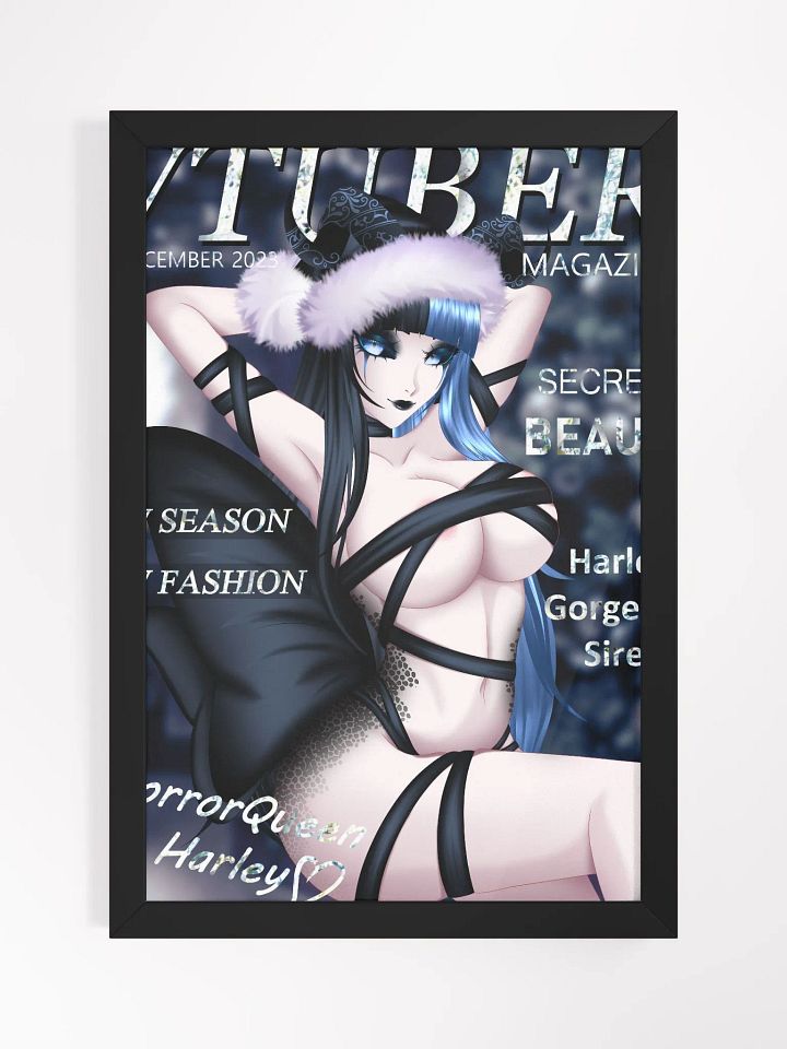 Framed Vtuber Magazine Print (Lewd) product image (1)