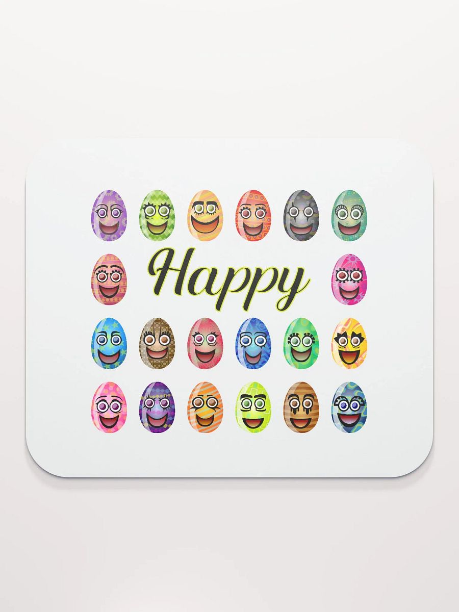 Happy Emoji Faces Mouse Pad product image (2)