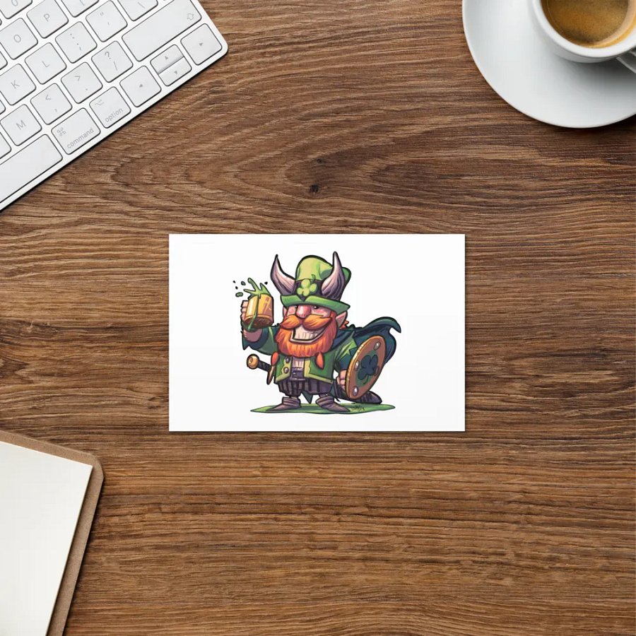 St. Paddy viking greeting card product image (24)