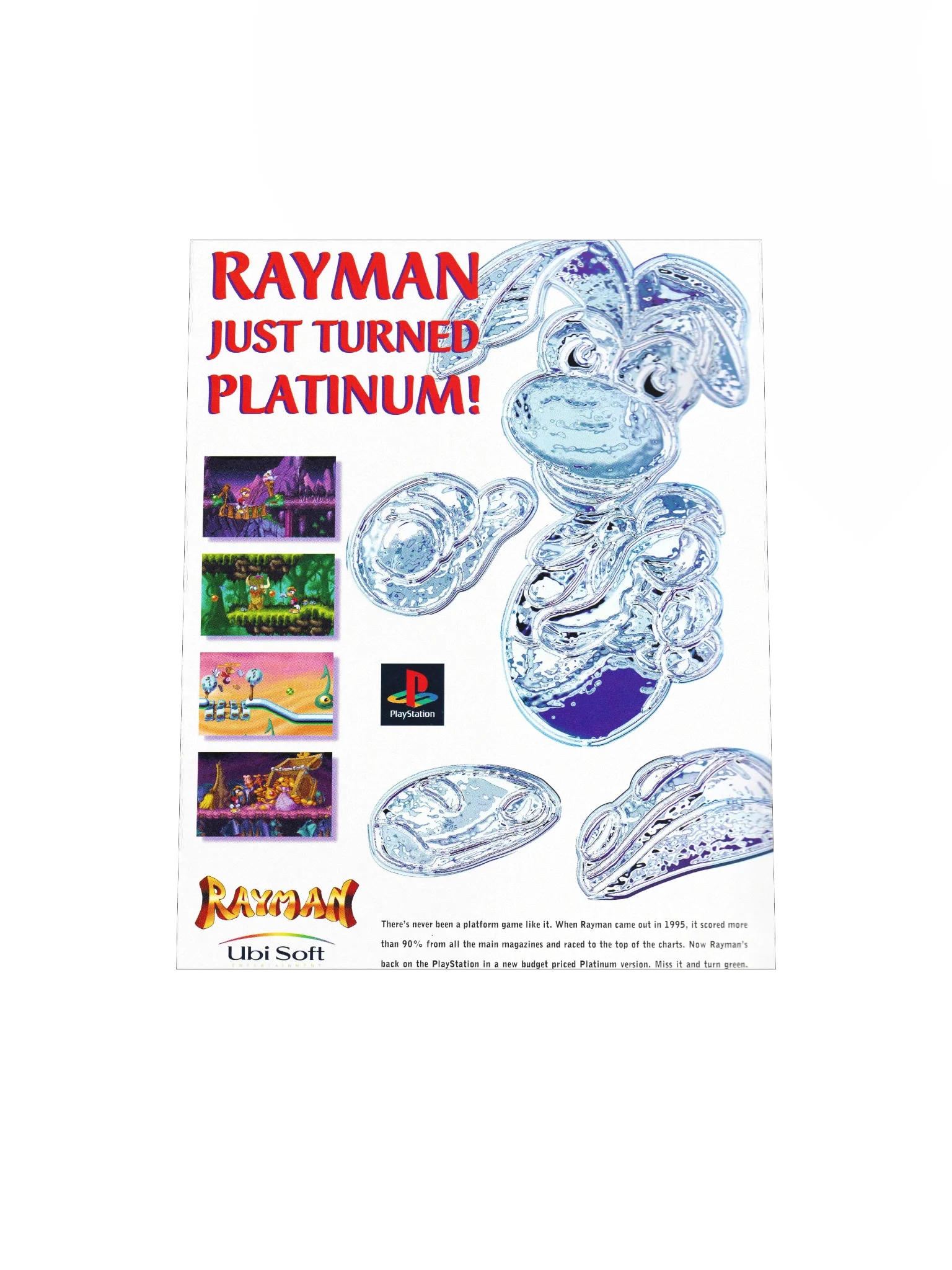 Rayman Platinum - Promotional Poster/Flyer product image (4)