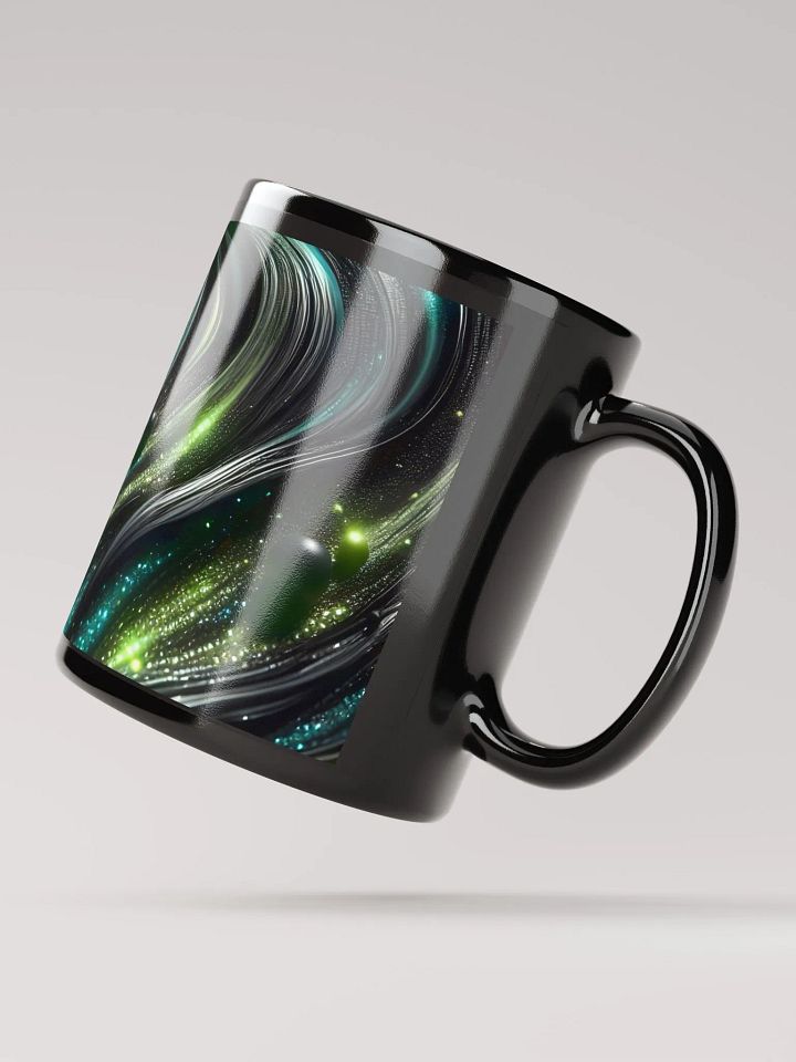 Cosmic Motion Black Glossy Mug product image (3)