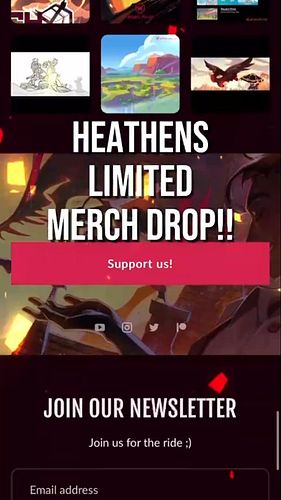 ✨HEATHENS LIMITED MERCH RUN ERAAAA✨

This will close end of 2024! Support us through the link in bio >:)

Missed our Kickstar...