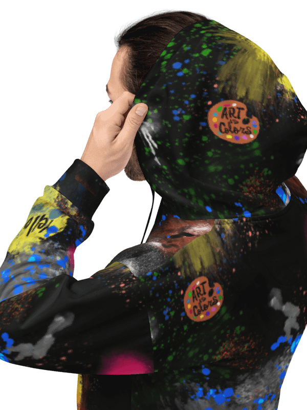 SplatterWear 'Color Splash' Unisex Art Hoodie product image (6)