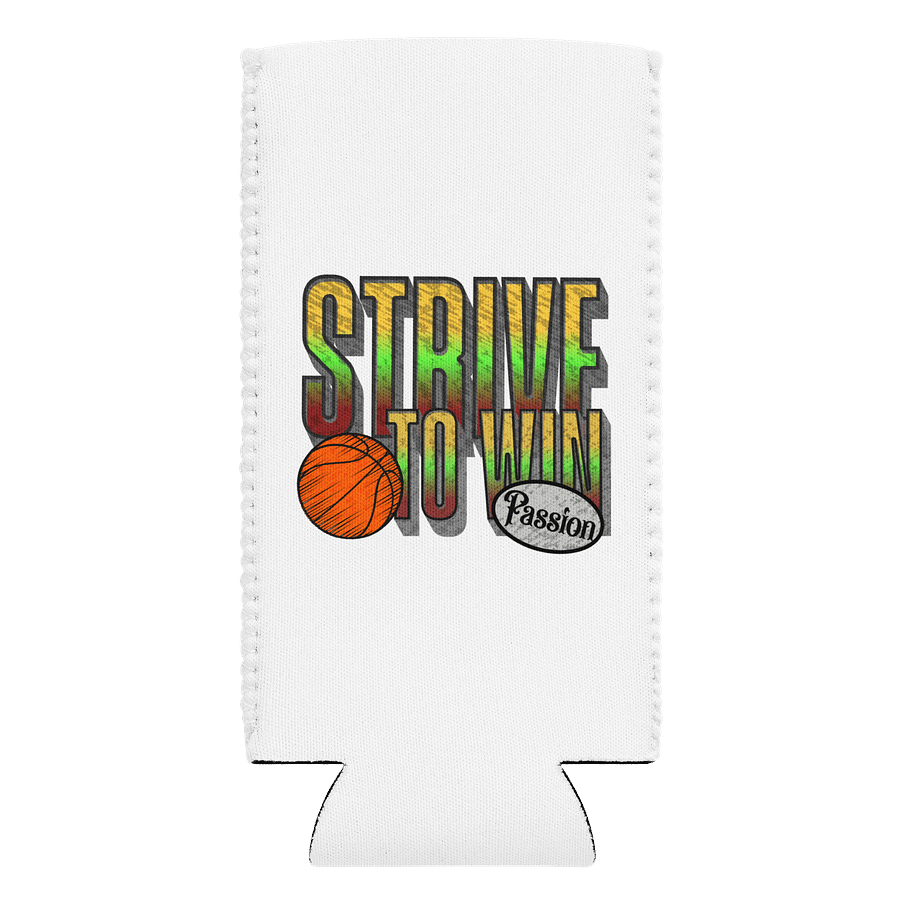 Strive To Win Basketball Passion Play Can Cooler product image (1)