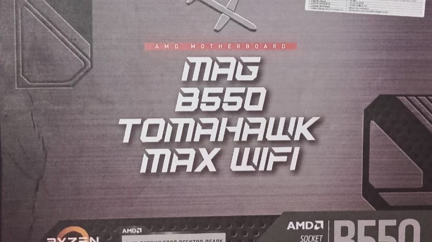 MSI MAG B550 Tomahawk MAX WiFi Gaming Motherboard (AMD AM4, DDR4, PCIe 4.0, SATA 6Gb/s, M.2, USB 3.2 Gen 2, HDMI/DP, ATX, Wi-Fi 6E, AMD Ryzen 5000 Series product image (1)