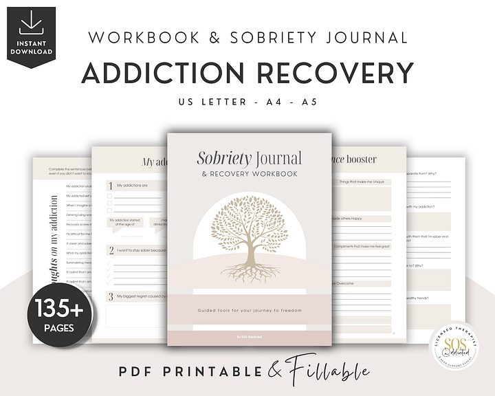 Sobriety Journal and Addiction Recovery product image (2)