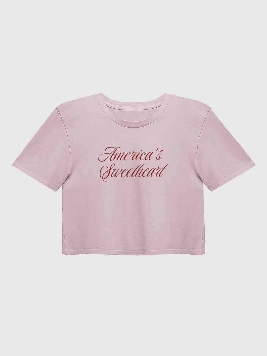 America's Sweetheart Y2K Baby Tee - Trendy Crop Top product image (4)