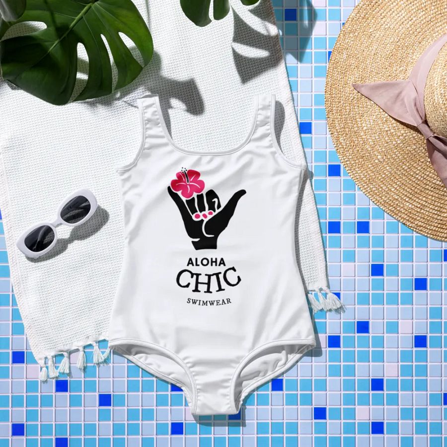 'Aloha Chic Swimwear' Youth Swimsuit product image (12)