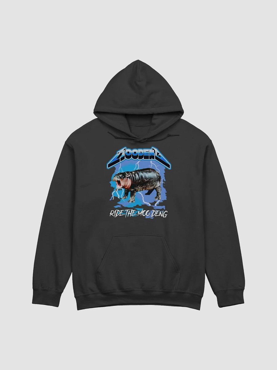 Moo Deng hippo Ride The Moo Deng Hoodie - Electric Hippo Thunder Hoodie product image (37)