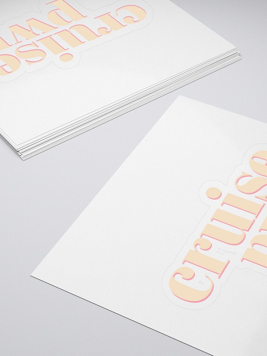 Cruise PWR Kiss Cut Stickers product image (4)